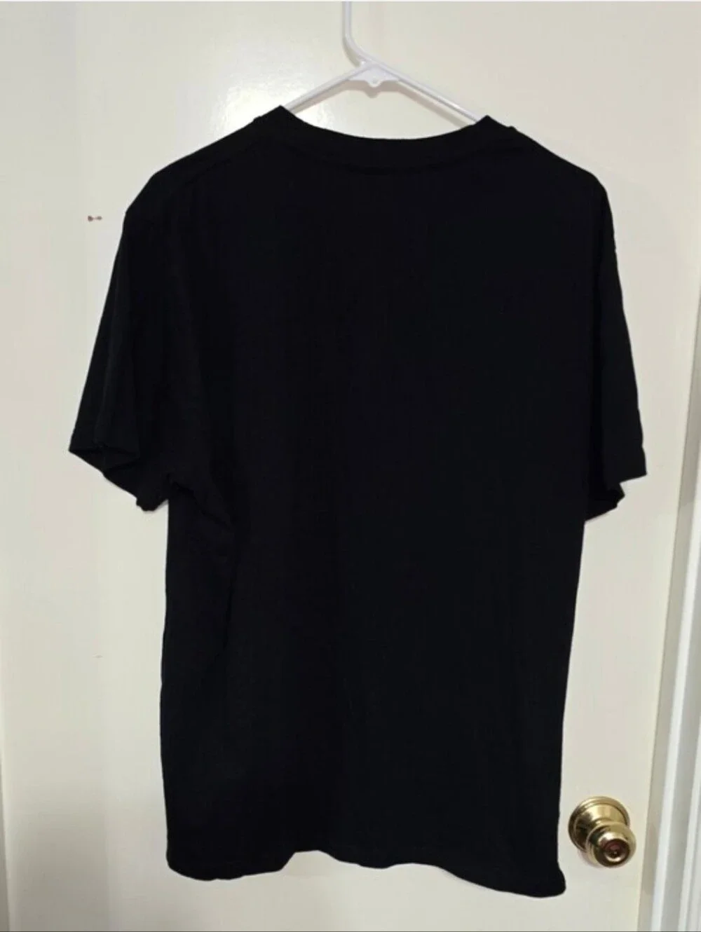 True Religion Black Tee with White Logo Print